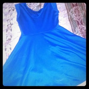 Blue  mini dress